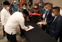 KPU Tanjungbalai Resmi Tetapkan H.M Syahrial Jadi Walikota Tanjungbalai Raih 35.403 suara.
