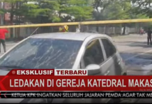 Ledakan di Depan Gereja, Polisi Sebut Bom Bunuh Diri