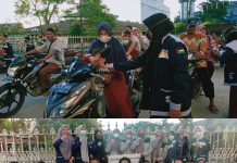 Permata Tanjungbalai Bagi-bagi Takjil Kepengguna jalan didepan Masjid Raya