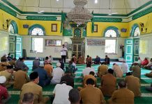 Pembukaan Satu Hari Ramadhan, Wali Kota dan Wakil Wali Kota Tanjungbalai Safari Ramadhan di Mesjid Raya Sultan Ahmadsyah