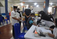 Wakil Walikota Tanjungbalai Pantau Vaksinasi Tahap Kedua Di Aula Vihara Tri Ratna