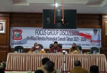 Kegiatan FGD Verifikasi Penyusunan Renstra Perangkat Daerah Tahun 2021 – 2026 di Buka PLT Walikota