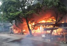 Tertidur Pulas, Harta Benda Hangus Terbakar di Lalap Api di Jalan Alteri