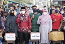 Kebakaran di 3 Lokasi Plt Wali Kota H.Waris Thalib Kunjungi dan Serahkan Bantuan Kepada Korban