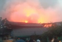 7 Rumah Pemukiman Warga Hangus Terbakar 4 Unit Damkar Dikerahkan