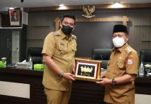 Plt Walikota Tanjungbalai Waris Tholib Bertemu Dengan Walikota Medan