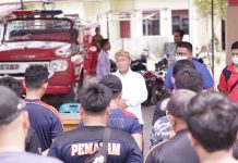 Beri Motivasi dan Semangat Kepada Petugas Damkar Tanjungbalai Untuk Bekerja Dengan Integritas dan Disiplin Yang Tinggi