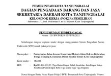 Pokja Pemilihan Tanjungbalai Tidak Cakap Kepala Daerah dan APIP di Minta Awasi Pokja Pemilihan