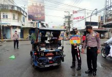 Sat Lantas Polres Tanjungbalai Berikan Himbauan pada Pengguna jalan Untuk hidup sehat terhindar dari covid-19
