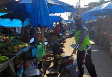 Sat Lantas Polres Tanjungbalai tertibkan Parkir dan Pedagang kaki lima