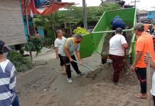 Camat Teluk Nibung Kerahkan Lurah dan Kepling, Timbun Ruas Jalan Sipori-pori yang Berlubang