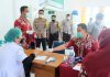 Kapolres Tanjung Balai Tinjau Pelaksanaan Vaksinasi Massal Dosis II oleh Polres Tanjung Balai bersama Pemko Tanjung Balai