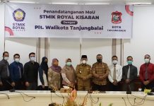 Penandatanganan MOU Pemkot Tanjungbalai dengan STMIK Royal Kisaran