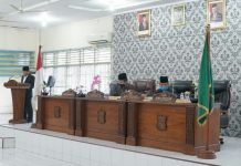 Plt Wali Kota Tanjungbalai Sampaikan Ranperda P-APBD TA 2021