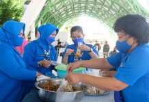 Bakti Sosial dan Dapur Umum AKABRI 2001 TNI-AD, AL dan POLRI dalam Rangka Menyambut HUT TNI ke-76