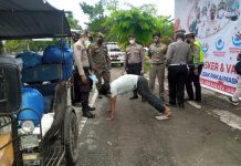 Ops Yustisi Polres Tanjungbalai Berikan Sanksi Tidak Mematuhi Prokes