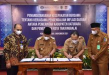 Pemkot Tanjungbalai dan Pemkab Batu Bara Tanda Tangani Perjanjian