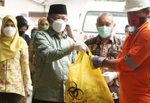 PLT Walikota Hadiri Pengiriman Obat Obatan Kadaluarsa Tahun 2021 Ke PT. Cahaya Tanjung Tiram Perkasa