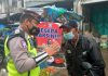 Sat Lantas Polres Tanjung Balai himbau Warga Laksanakan Prokes Cegah Covid-19