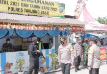 Kapolres Tanjung Balai bersama Forkopimda Cek kesiapan Pos PAM Nataru