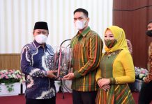 Plt Wali Kota Hadiri Acara Lepas Sambut Dandim 0208/AS