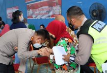 Kapolres Tanjungbalai Ucapkan Terimakasih Kepada Warga Lansia yang Vaksin