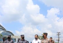 Kapolres Tanjung Balai Hadiri Kunjungan Kerja Aspotmar Pangkoarmada RI