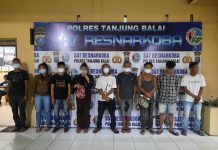 Gerebek Kampung Narkoba 7 Pria dan 2 Wanita Diamankan