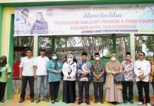 Gerai Taman Kuliner Depan Stadion Asahan Sakti Diresmikan