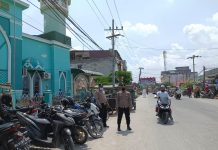 Personil Polres Tanjungbalai Apel Pengaman Ibadah Sholat Jumat