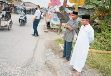 Kondisi Jalan Perlintasan Kereta Api Menara Lima Pemerintah Kota Akan Segera Perbaiki