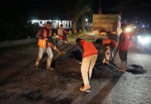 Jalan Perlintasan KA Menara Lima Diperbaiki, PLT Walikota Tanjungbalai : Keselamatan Warga Itu Penting