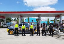 Satsamapta Polres Tanjungbalai Laksanakan Blue Light Patroli