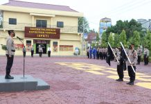 21 Personil Raih Penghargaan Rewards dan 2 Perwira Mendapat Punishment Dari Kapolres Tanjungbalai