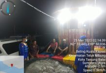 Antisipasi Peredaran Gelap Narkoba dan PMi Ilegal, Personil Satpolair Polres Tanjungbalai Laksanakan Patroli Laut