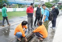 Plt Wali Kota Tanjungbalai Monitoring Gotong Royong dan Penataan Alun Alun Sultan Abdul Jalil Rahmadsyah