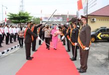 Polres Tanjungbalai Laksanakan Farawel Parade