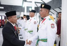 Plt Wali Kota Waris Tholib Kukuhkan 30 Paskibra Kota Tanjungbalai