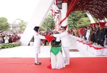 Upacara Peringatan Detik Detik Proklamasi HUT RI Ke 77