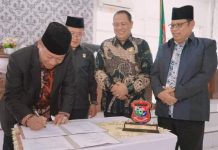 Plt Wali Kota Waris Tholib dan DPRD Tanjungbalai Tandatangani Nota Kesepakatan KUA-PPAS APBD TA 2023
