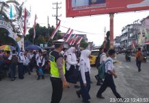 Satlantas Polres Tanjungbalai Laksanakan Pengamanan dan Gatur Lalin Jam Pulang Sekolah