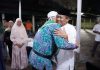 Dengan haru menyambut Kepulangan Jamaah Haji Kota Tanjungbalai