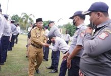 Pimpin Apel Bersama ASN Dishub, Plt Wali Kota Siap Perjuangkan Kesejahteraan Tenaga Honorer