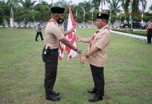 Plt Wali Kota Tanjungbalai Melepas dan Berangkatkan Kontingen Jambore Nasional Ke XI