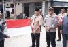 Sambut HUT RI ke – 77, Plt Wali Kota Tanjungbalai Beserta Forkopimda Bagikan Bendera Merah Putih Ke Warga