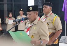 Plt Wali Kota Tanjungbalai Inspektur Upacara Renungan dan Ulang Janji Hari Pramuka Ke-61