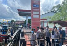 Kapolres Tanjungbalai Monitoring SPBU/SPBUN/SPBB dalam Rangka antisipasi dampak kenaikan Harga BBM