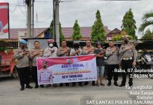 Bhayangkara Ke 67 Tahun 2022 Polres Tanjungbalai Laksanakan Bakti Sosial Berbagi Sembako