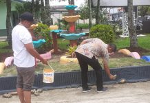Manfaatkan Limbah, Kantor Camat Air Batu Bersolek Pertahankan Kabupaten Layak Anak