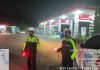 Antisipasi Kelangkaan BBM Personil Satlantas Polres Tanjungbalai Laksanakan Patroli di SPBU